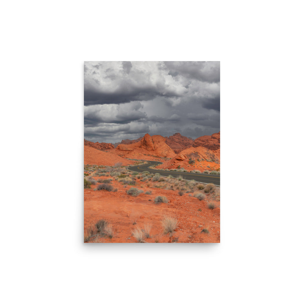 Winding Road in Valley of Fire