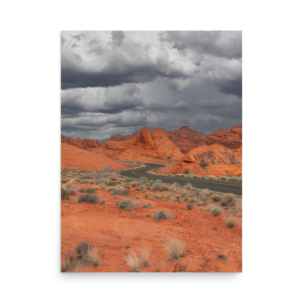 Winding Road in Valley of Fire