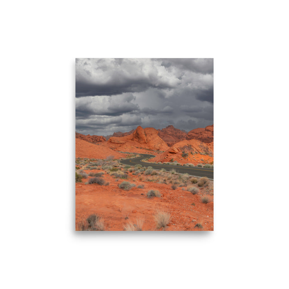 Winding Road in Valley of Fire